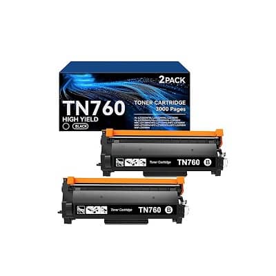 Toner Cartridge for Refurbished Printer MFC-L2710DW MFC-L2690DW DCP-L2550DW Printers , High Yield Black (2-Pack)