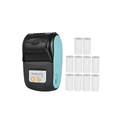 Refurbished Printer Thermal Receipt Printer, PT-210 Portable Handheld 58mm Receipt for Retail Stores Restaurants Factories Logistics.